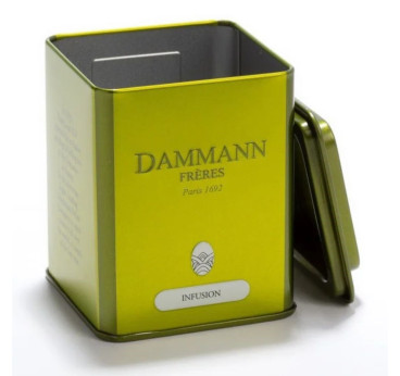 Boîte à thé vide Infusion – Dammann Frères, 100 g