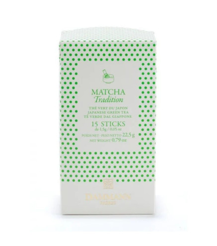 Thé Vert du Japon - Matcha Tradition - 15 Sticks - Dammann Frères