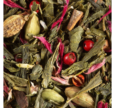 Spicy Coco Dammann Frères – Thé vert coco, passion et épices en vrac