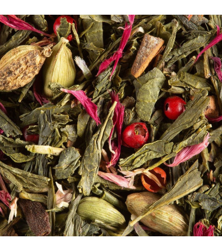 Spicy Coco Dammann Frères – Thé vert coco, passion et épices en vrac
