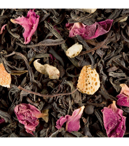 Bulgare Dammann Frères – Thé noir framboise, rose et orange