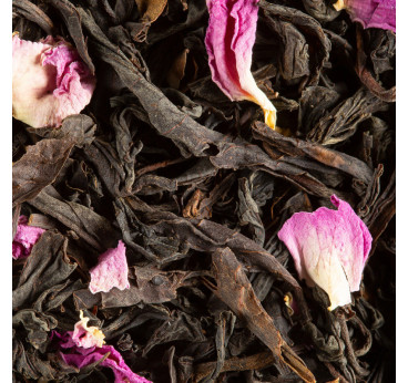 Divine Rose Dammann Frères – Thé noir litchi, framboise et rose