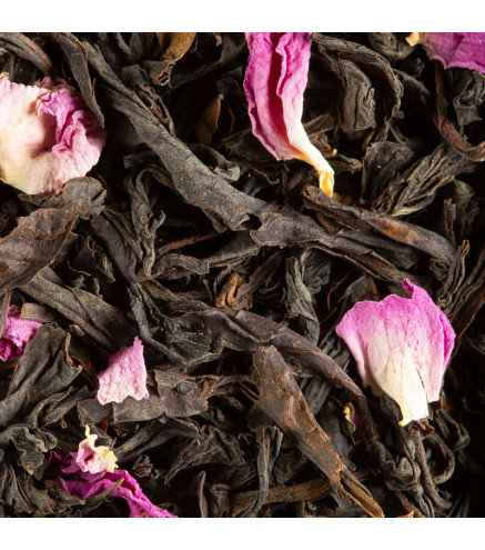 Divine Rose Dammann Frères – Thé noir litchi, framboise et rose