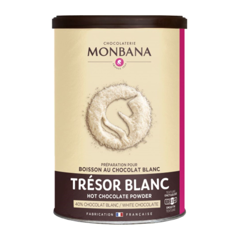 Chocolat en Poudre Trésor de Chocolat Blanc 200gr - Monbana