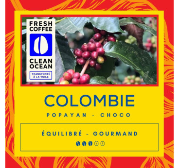 Café Colombie - Popayan - Choco - Secret des Arômes