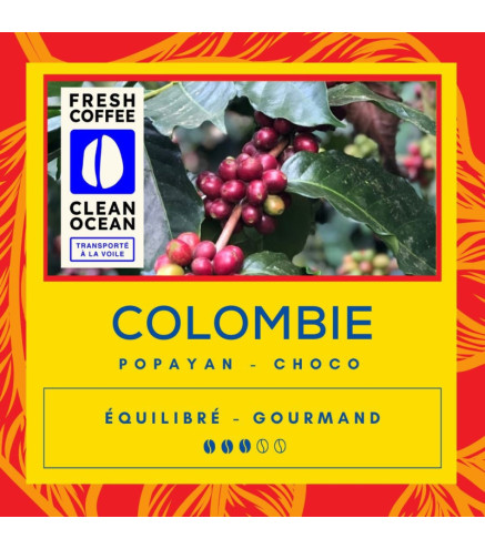 Café Colombie - Popayan - Choco - Secret des Arômes