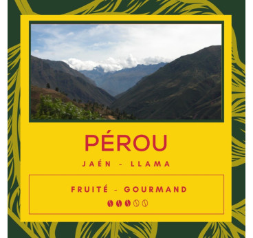 Café Pérou - Jaén - Llama - Secret des Arômes