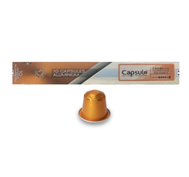 Capsules Cremoso Capsulo x10 – Arabica Compatible Nespresso