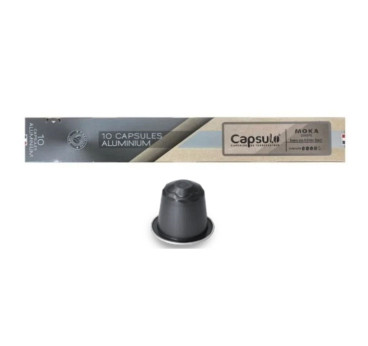 Capsules Moka Éthiopie Capsulo x10 – Compatible Nespresso