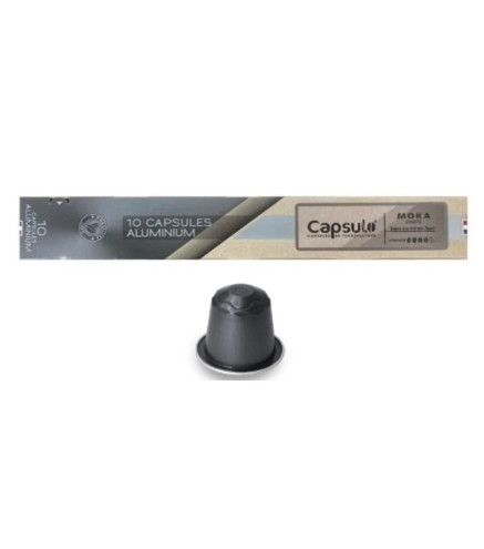 Capsules Moka Éthiopie Capsulo x10 – Compatible Nespresso