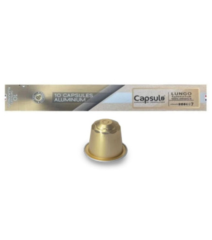 Capsules Lungo Capsulo x10 – Café Long Compatible Nespresso