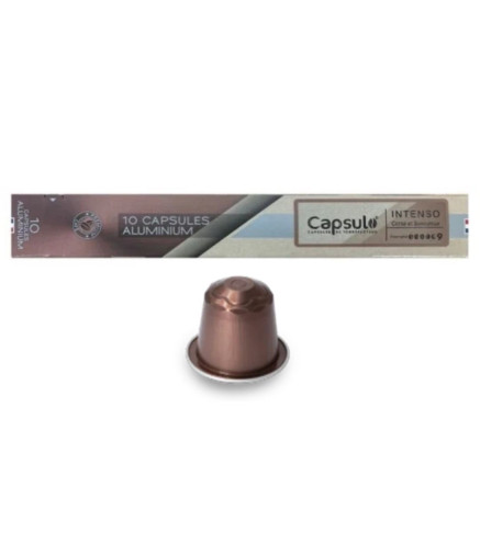Capsules Intenso Capsulo x10 – Café Corsé Compatible Nespresso