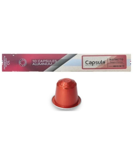 Capsules Ristretto Capsulo x10 – Intensité 10/10 – Nespresso