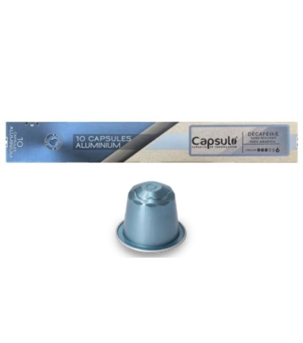 Capsules Décaféiné Sans Solvant Capsulo x10 – Nespresso