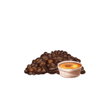 Café aromatisé crème brûlée Grain ou Moulu