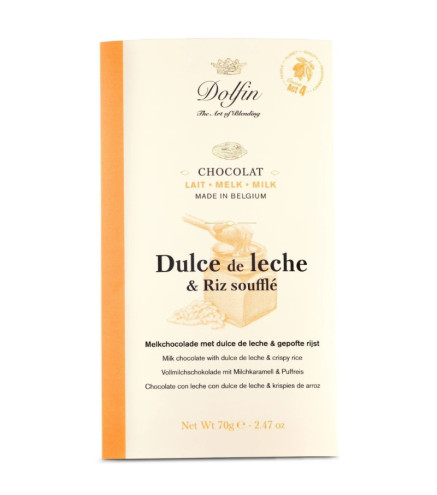 Tablette Chocolat au Lait - Dulce de Leche et Riz Soufflé - Dolfin