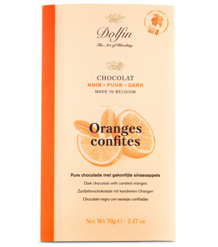Tablette Noir - Oranges Confites - Dolfin