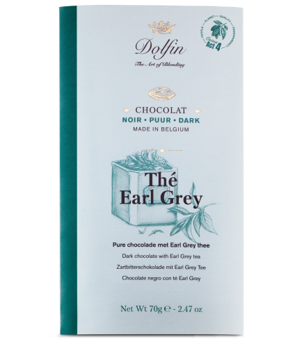 Tablette Noir - Thé Earl Grey - Dolfin