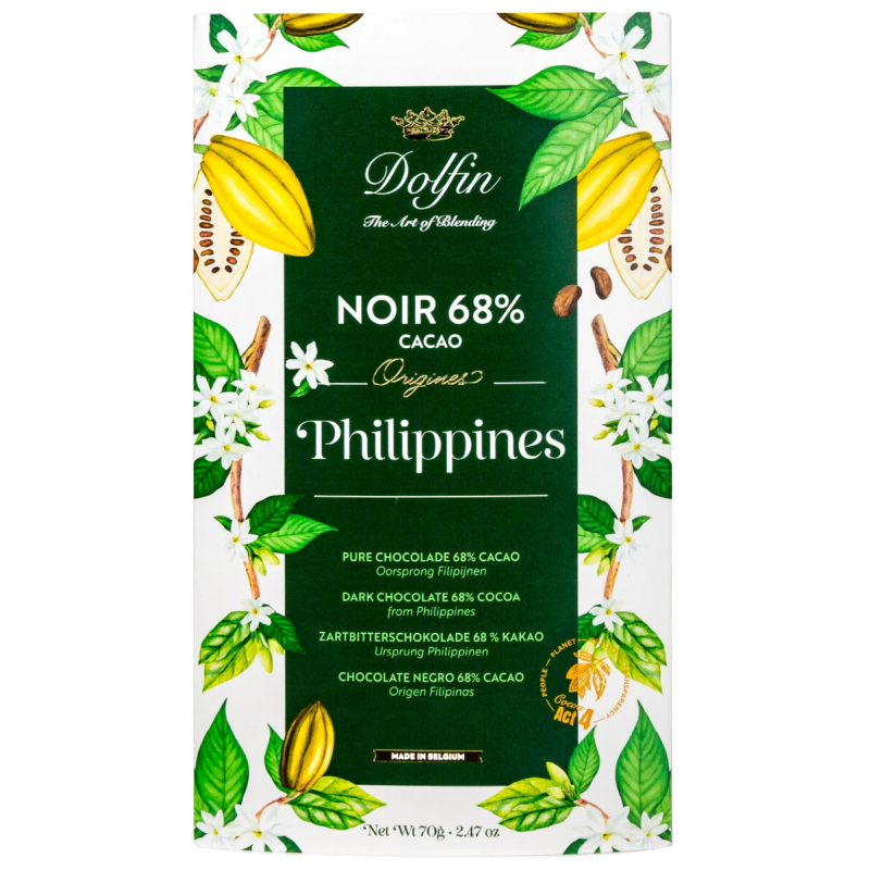 Tablette Noir - Philippines 68% - Dolfin