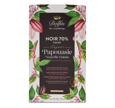 Tablette Noir - Papouasie-Nouvelle-Guinée 70% - Dolfin