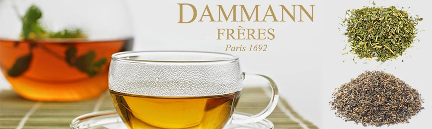Large choix de thés blanc de la maison Dammann Frères
